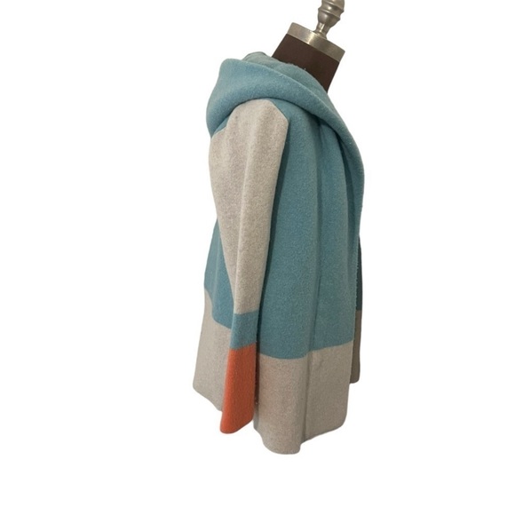 Anthropologie Field Flower Alpine Colorblock Sweater Coat Cardigan - Picture 6 of 8